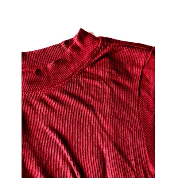 Short Red T-Shirt Dress - Picture 4 of 5